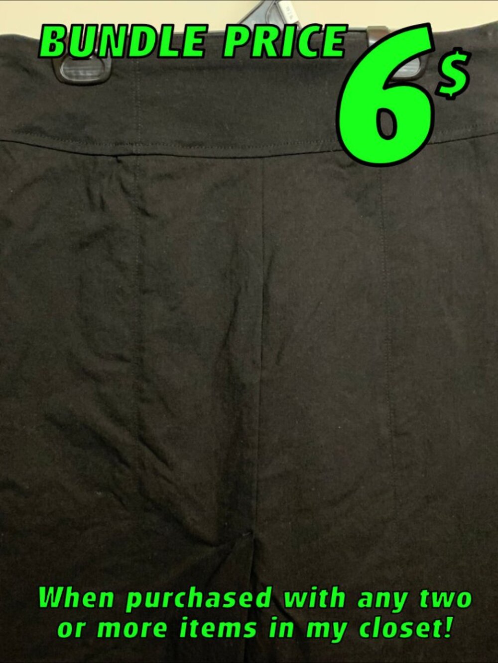 Reitmans Petite Outdoor Skirt Black Size 4